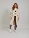 Coster Copenhagen Long bomber jacket Creme