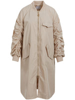 Coster Copenhagen Long bomber jacket Creme