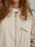 Coster Copenhagen Long bomber jacket Creme
