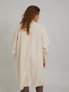 Coster Copenhagen Long bomber jacket Creme