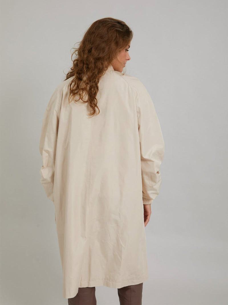 Coster Copenhagen Long bomber jacket Creme