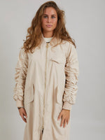 Coster Copenhagen Long bomber jacket Creme