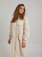 Coster Copenhagen Long bomber jacket Creme