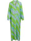 Coster Copenhagen Long dress in stripe print