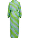 Coster Copenhagen Long dress in stripe print