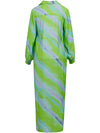 Coster Copenhagen Long dress in stripe print