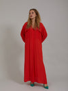 Coster Copenhagen Long shirt dress Lipstick red