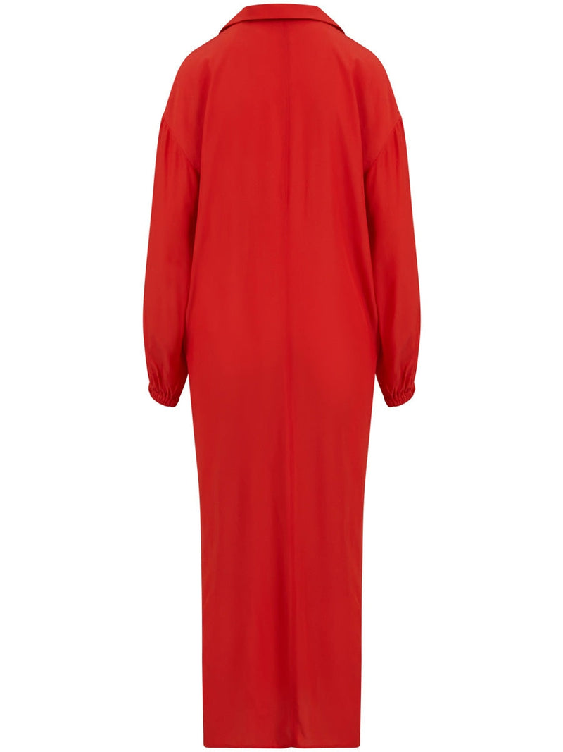 Coster Copenhagen Long shirt dress Lipstick red