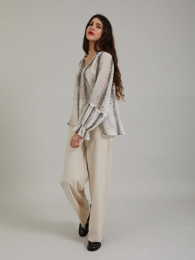 Coster Copenhagen Shirt with splash stripe print