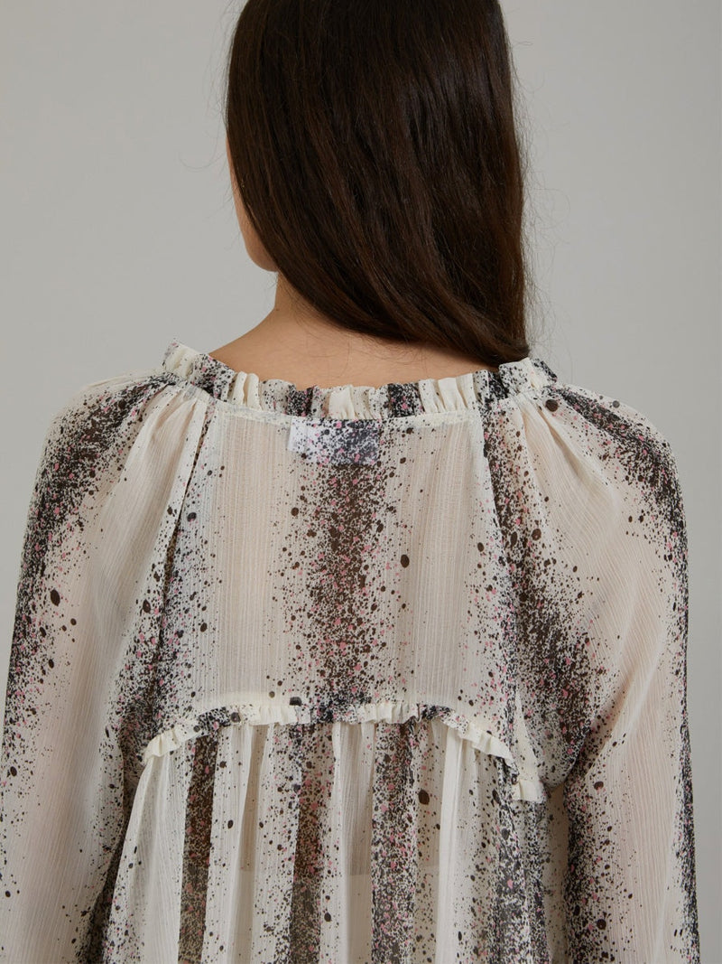 Coster Copenhagen Shirt with splash stripe print