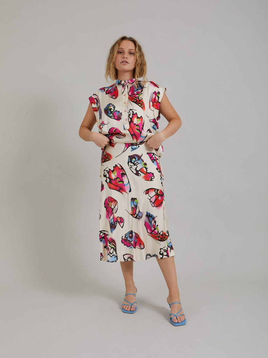 Coster Copenhagen Skirt in butterfly print
