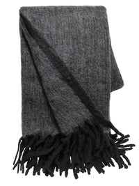 Cozy Living MATHEA throw värissä harmaa musta