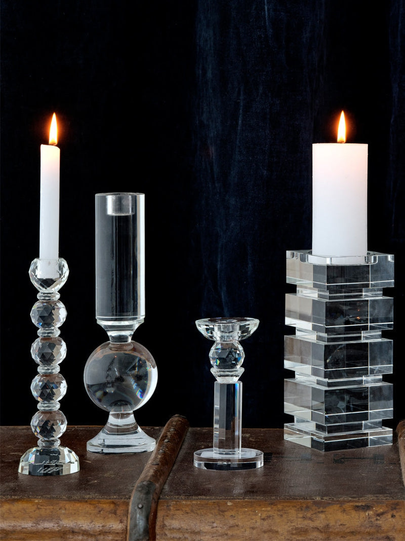 Cozy Living MB candle holder crystal clear