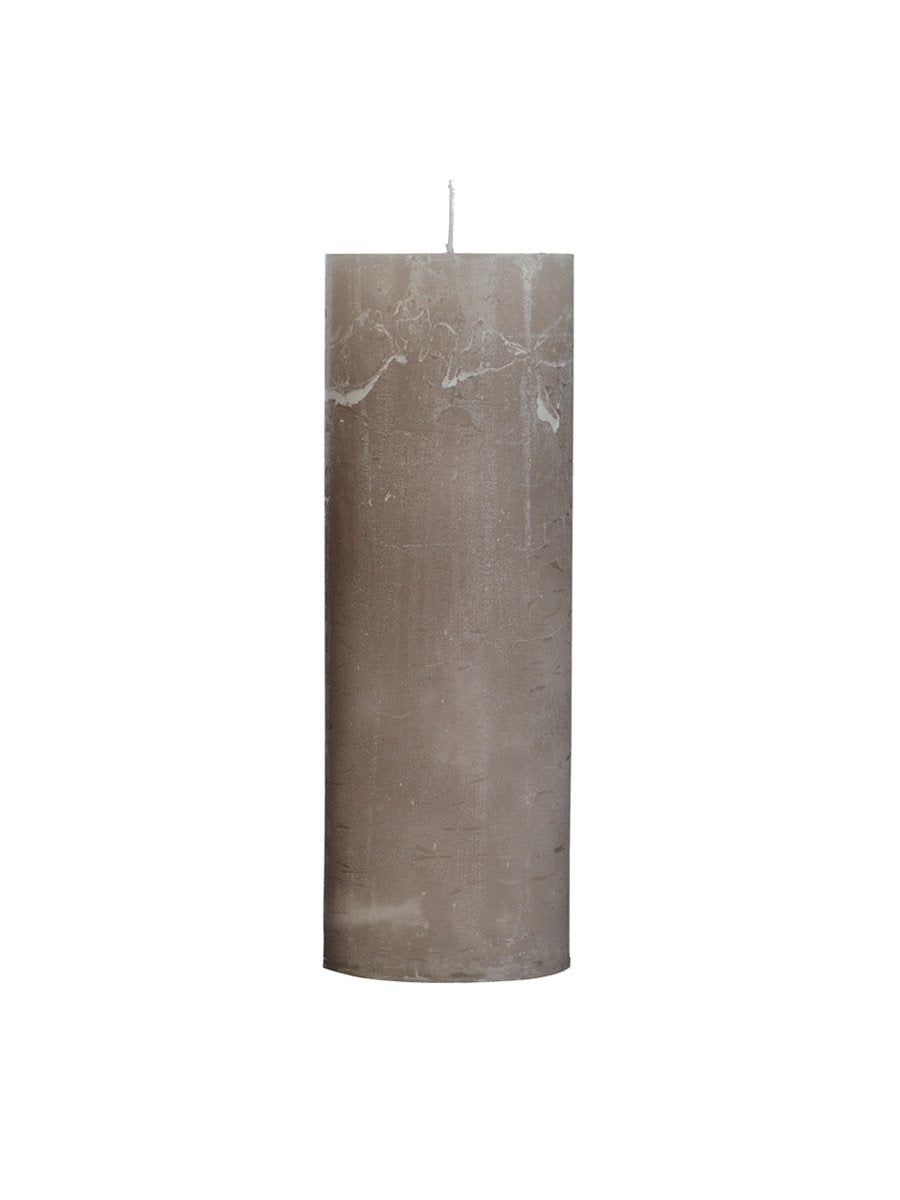 Cozy Living RUSTIC candle värissä taupe