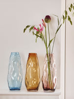 Cozy Living Vase mouthblown blue