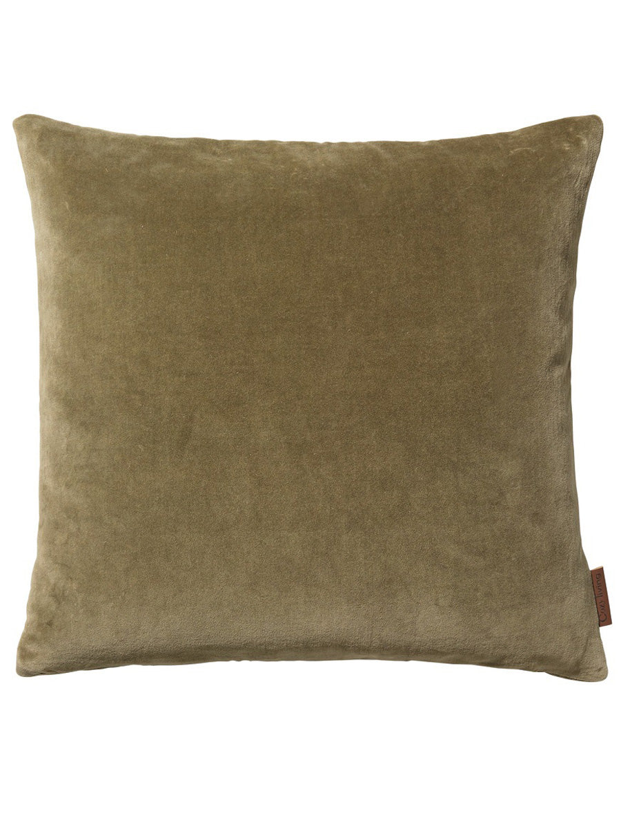 Cozy Living Velvet soft cushion cover värissä vihreä