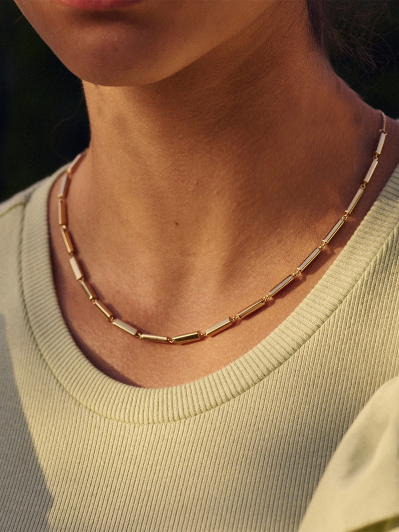 Edblad BAR necklace multi gold