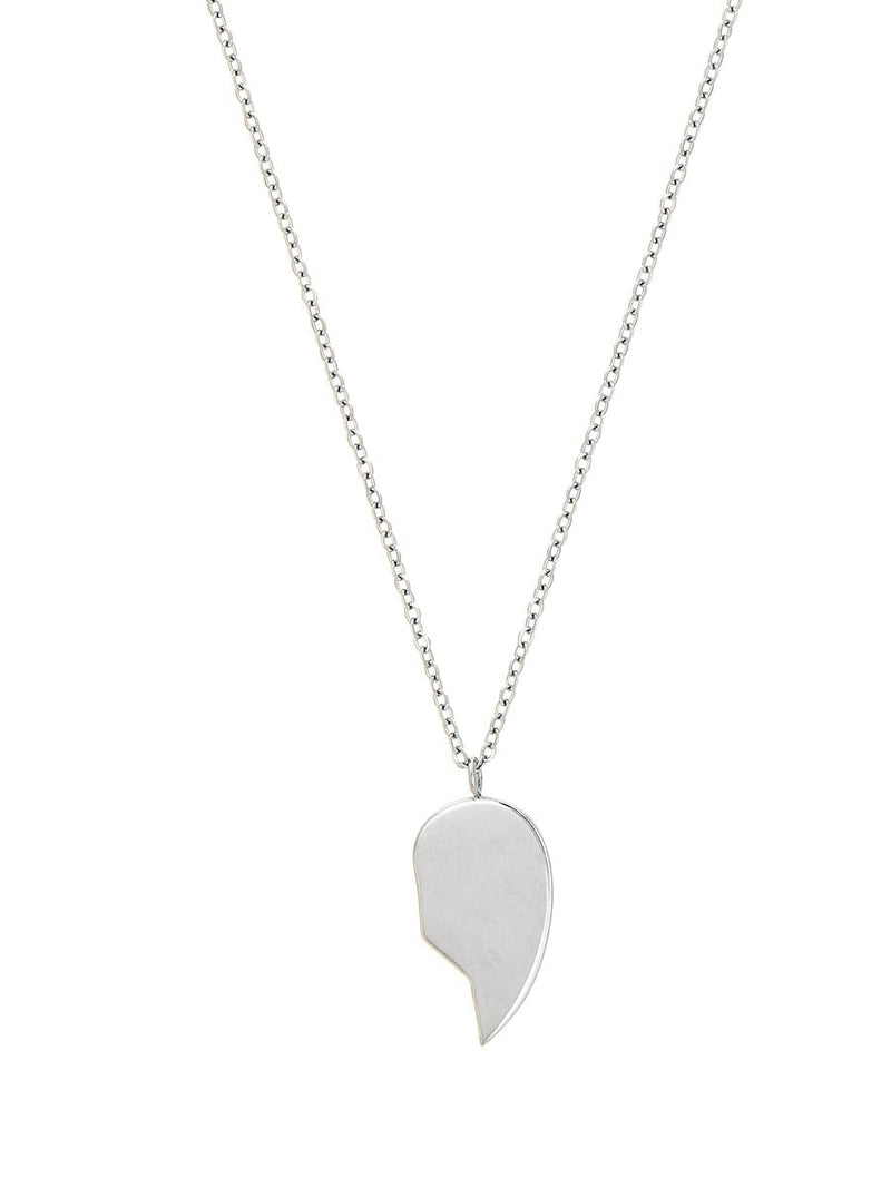 Edblad Friendship Heart Necklace Kids Steel ystäväkoru hopea