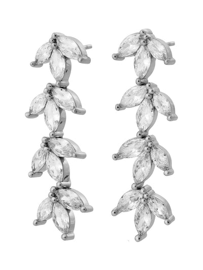 Edblad Laurel Earrings Rhodium