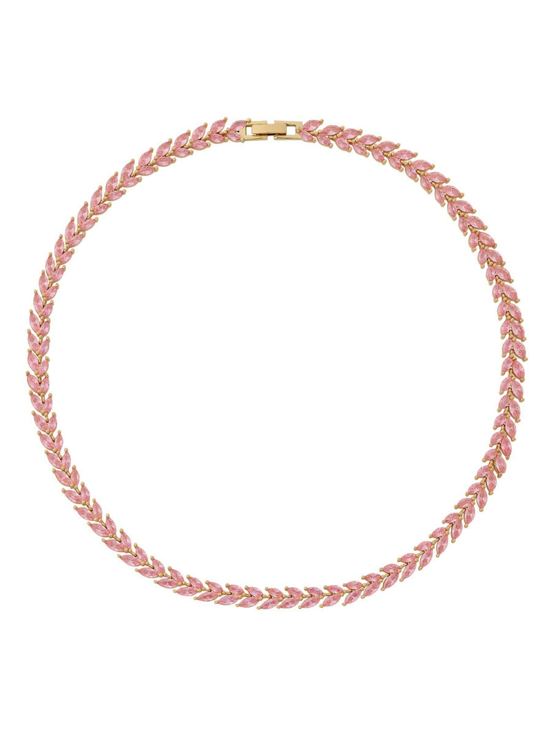 Edblad Laurel Necklace Pink Gold