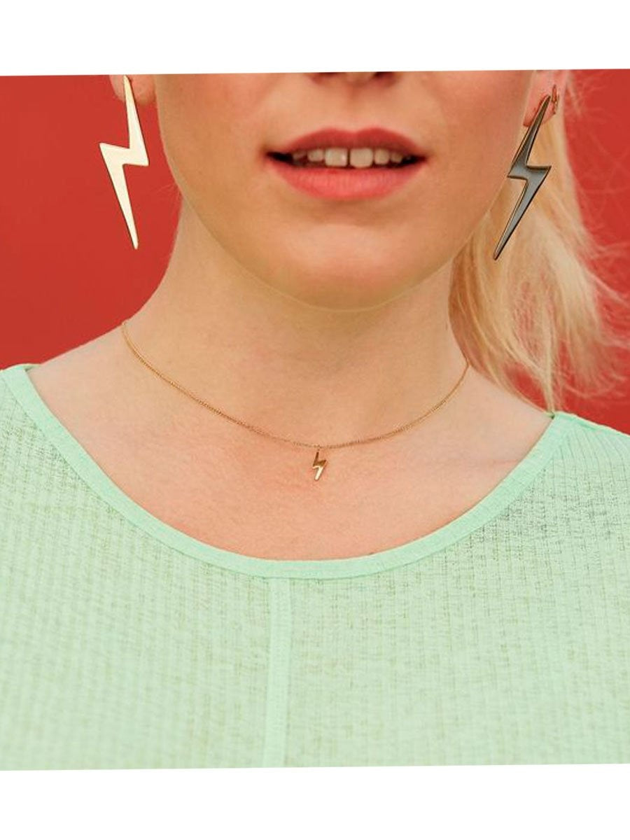 Edbladin Lightning necklace värissä Gold. 