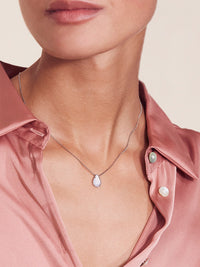Edblad Melina Drop Necklace S Steel