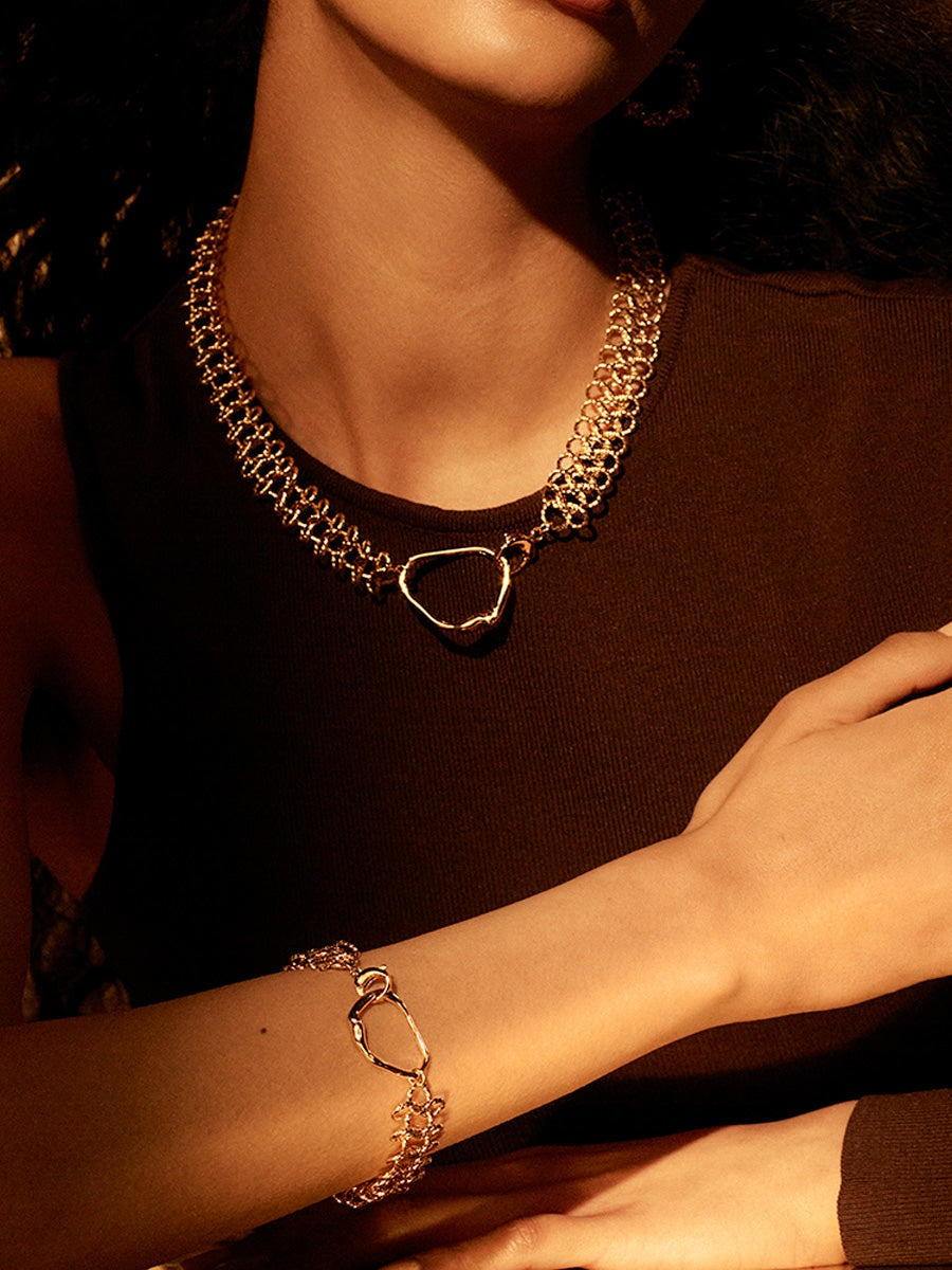 Edblad POND necklace maxi gold