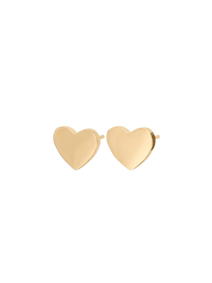 Edblad PURE HEART studs gold