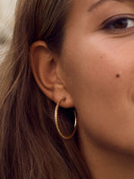 Edblad Tinsel Thin Creoles M Gold