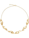 Edblad Wave Necklace Multi Gold kulta