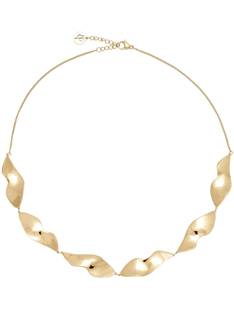 Edblad Wave Necklace Multi Gold kulta
