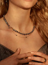 Edbald PERLA mini necklace multi teal gold