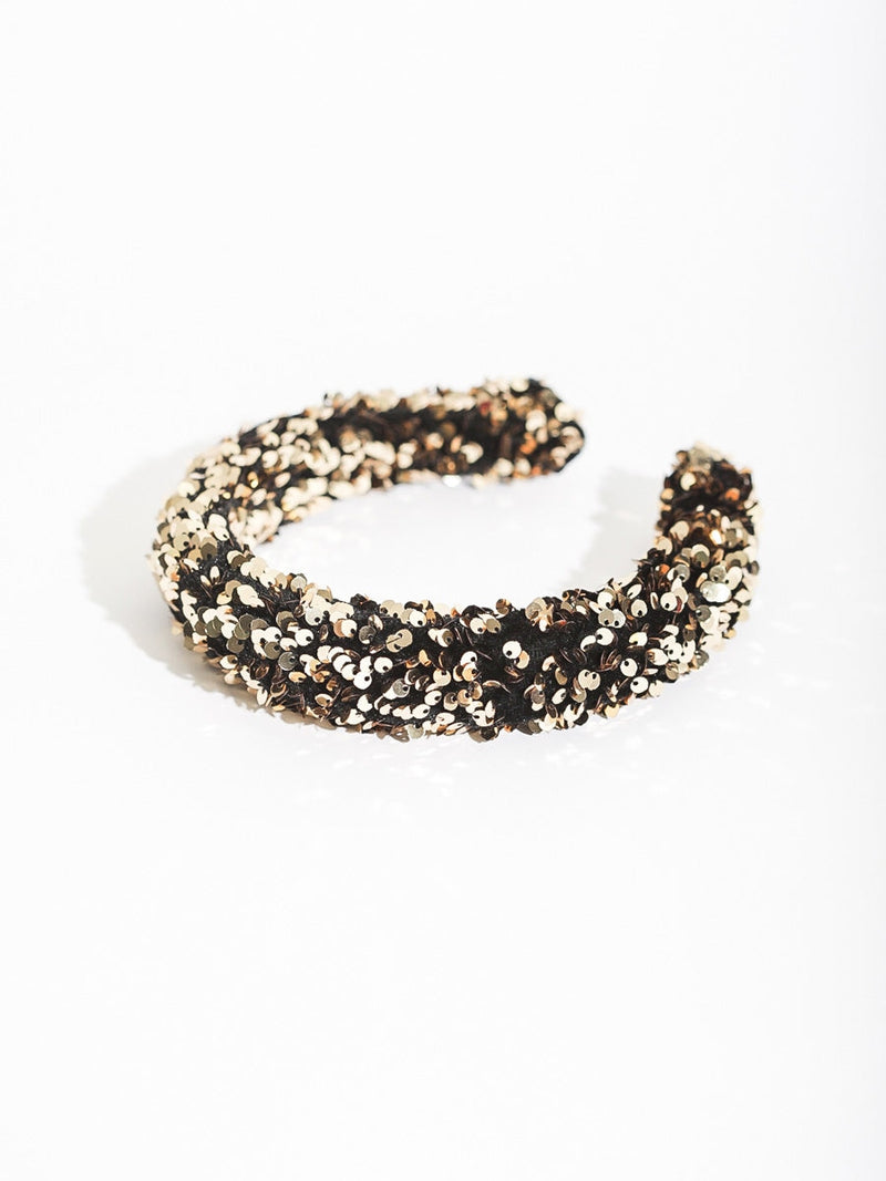 Gauhar Helsinki Atelier Padded Sequins Headband