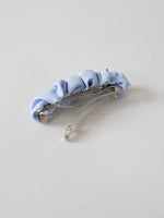 Gauhar HELSINKI ATELIER ruffled hair clip denim