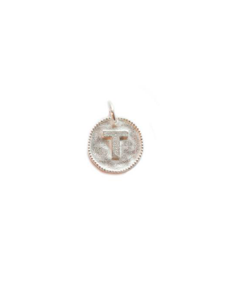 Gauharin letter pendant. 