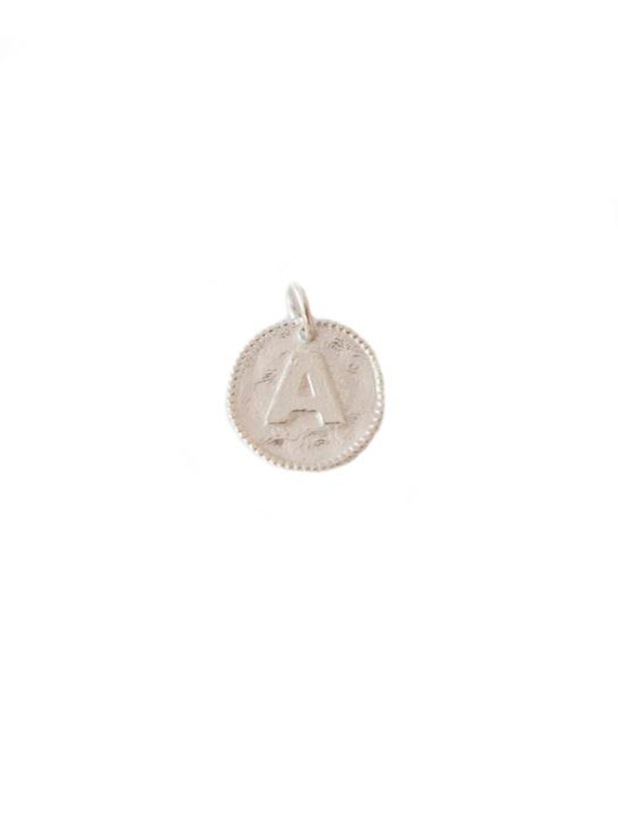 Gauharin letter pendant. 
