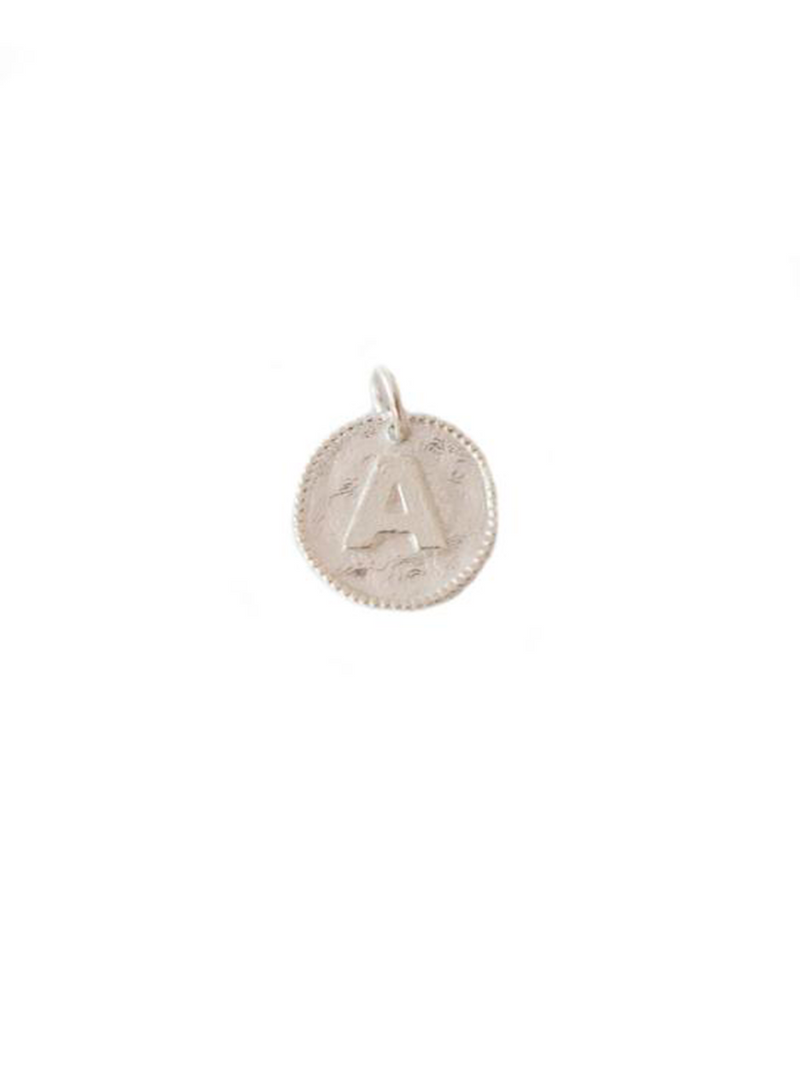 Gauharin letter pendant. 