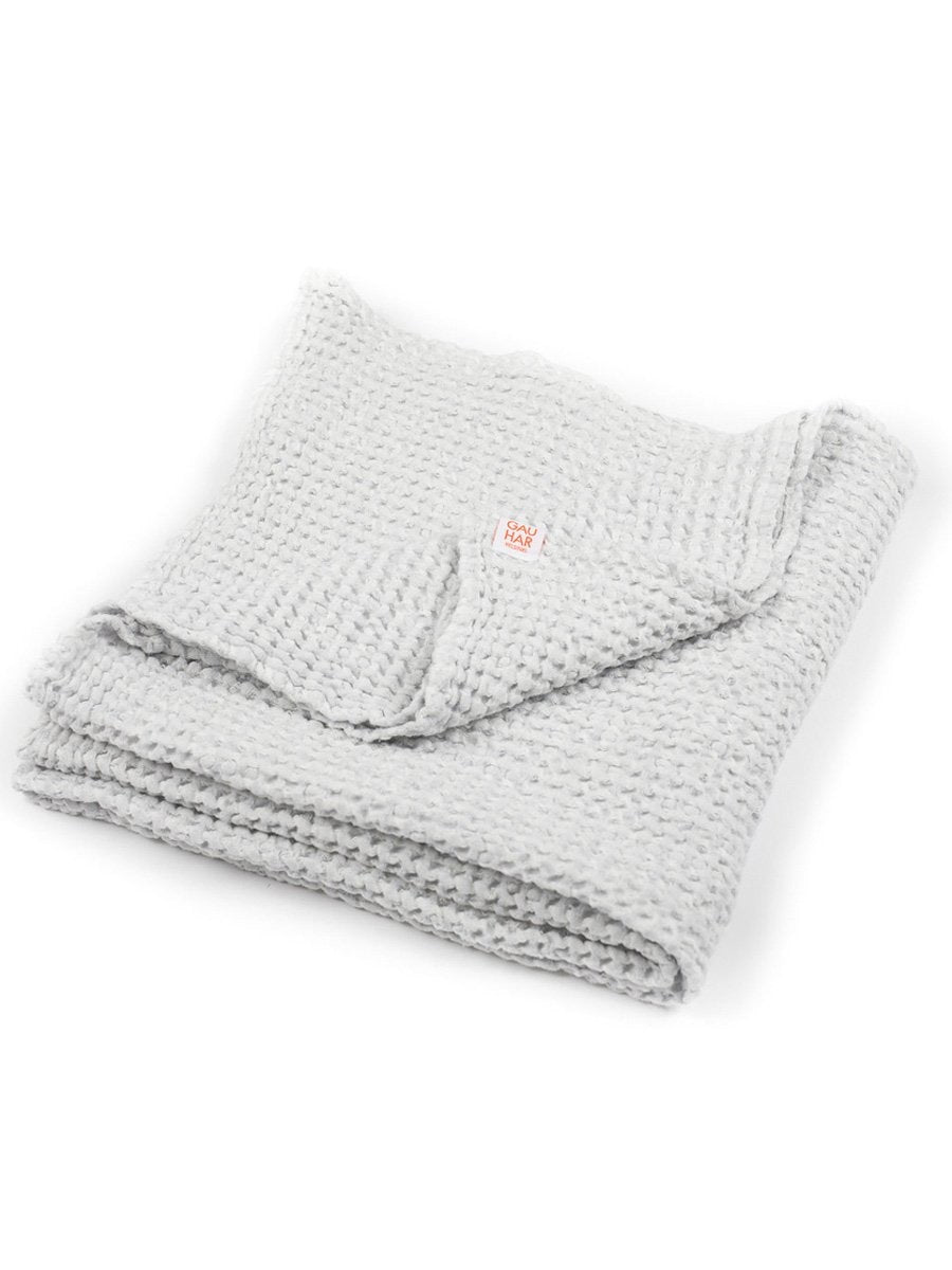 Gauhar Waffle towel large värissä grey melange