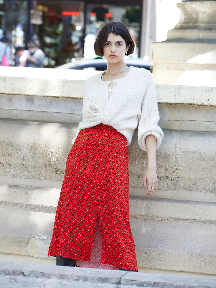 Grace & Mila GWENDAEL skirt rouge