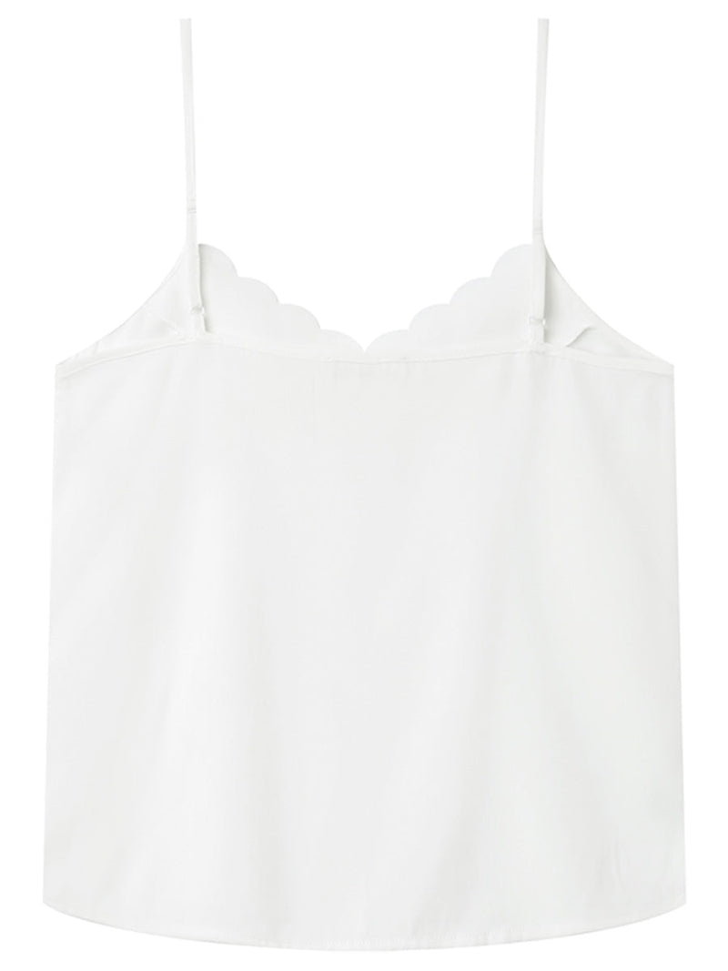 Grace & Mila Image woven top Ecru