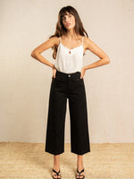 Grace & Mila Image woven top Ecru