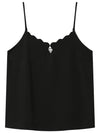 Grace & Mila Image woven top Noir