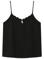 Grace & Mila Image woven top Noir