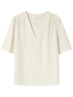 Grace & Mila India woven top Ecru