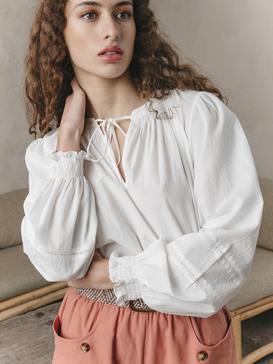 Grace & Mila Janice Blouse Ecru