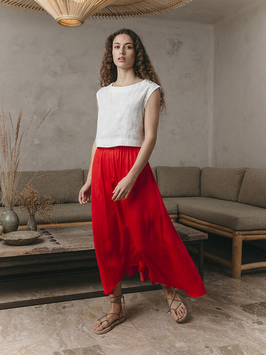 Grace & Mila Jina Skirt Rouge
