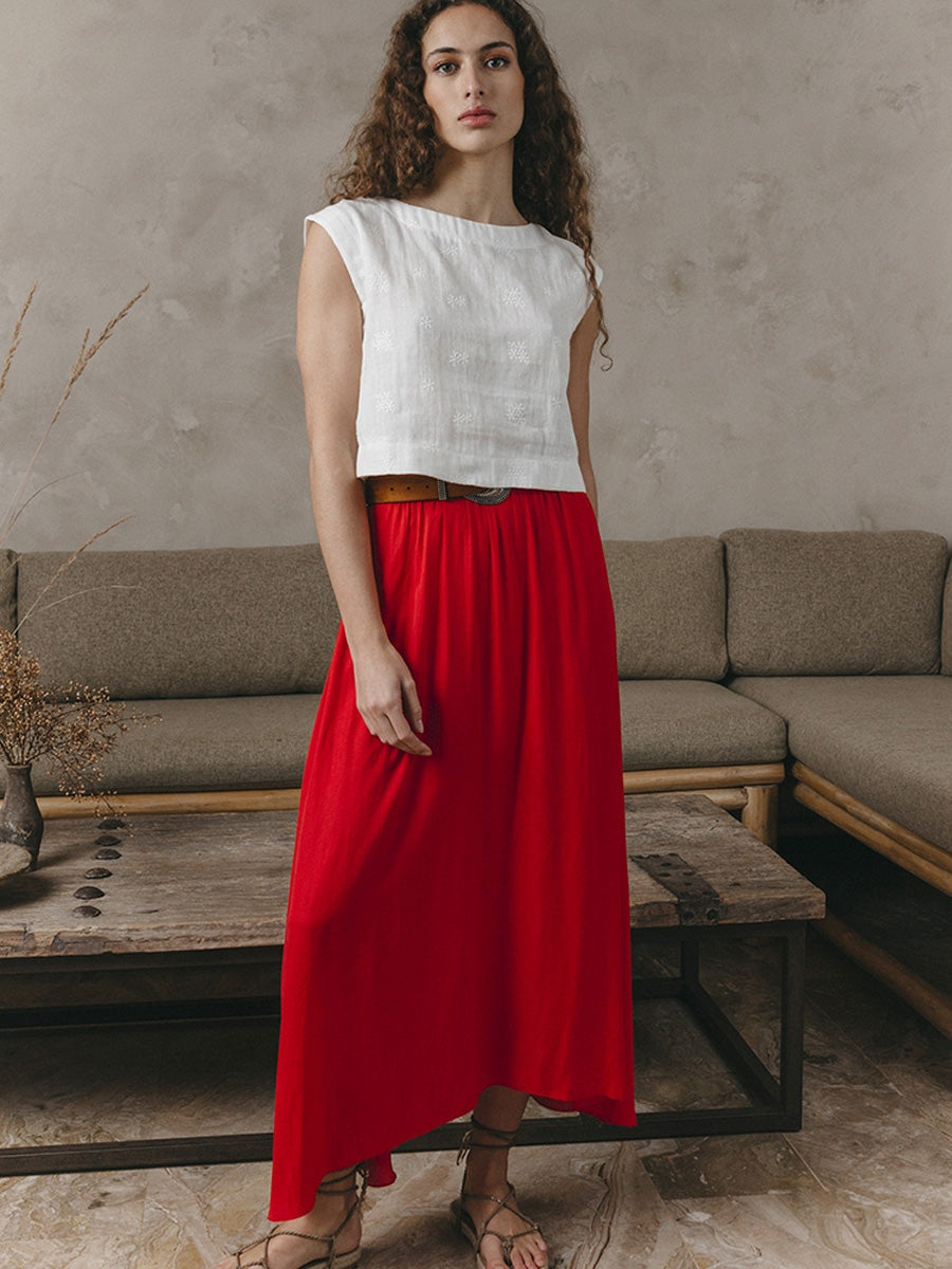 Grace & Mila Jina Skirt Rouge