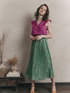 Grace & Mila Jordi Woven Top Pivoine