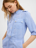 Gustav Denmark Britney Long Bias Cut Dress Xenon Blue