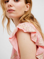 Gustav Coral Long Dress Quartz Pink